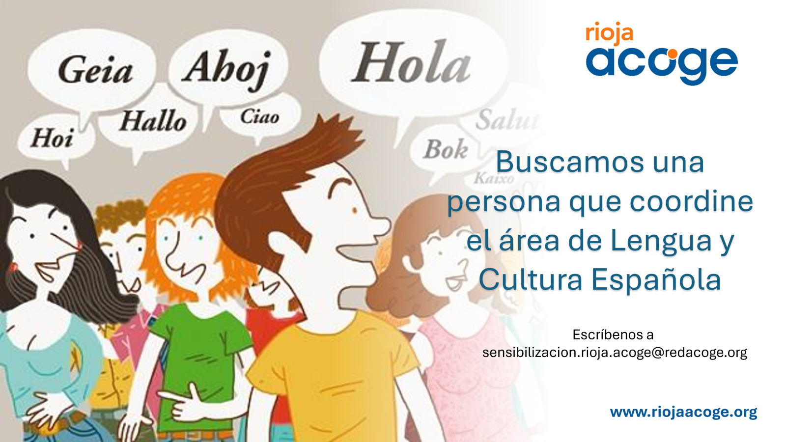 Tú puedes ser quien coordine la enseñanza de lengua castellana