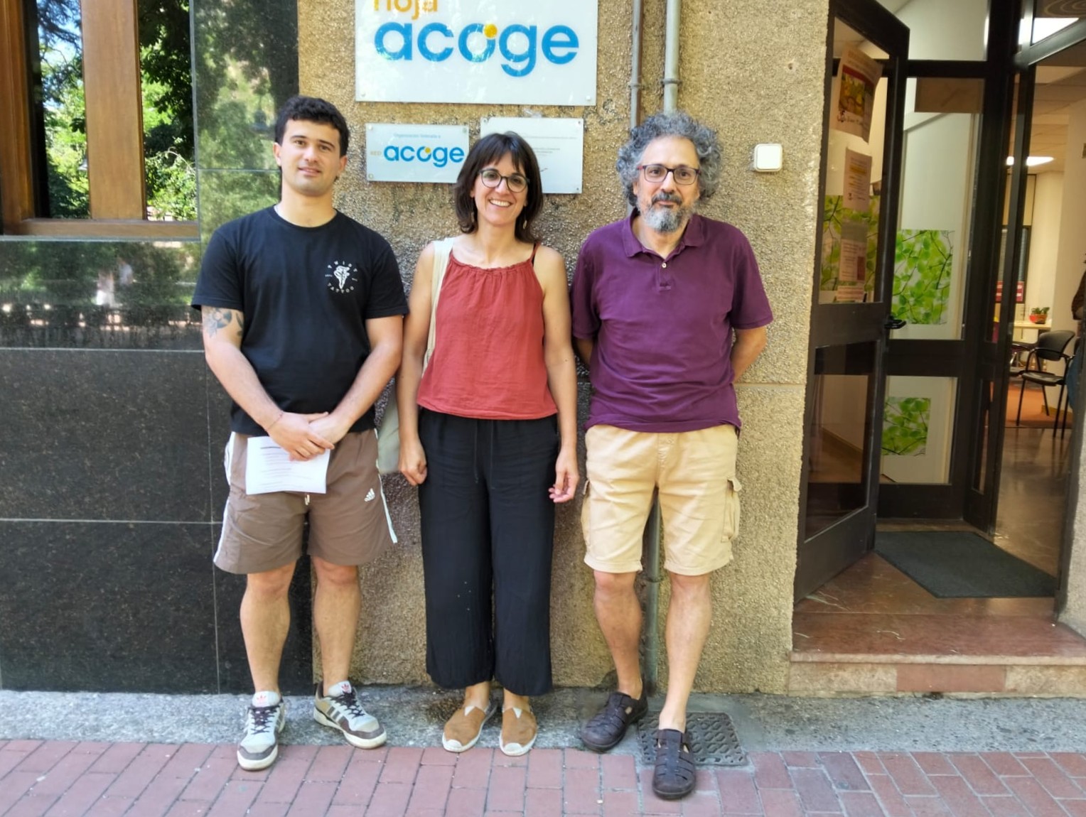 Representantes de las áreas de empleo de Rioja Acoge, ACCEM y MPDL en La Rioja
