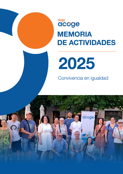 Portada Memoria de Actividades Rioja Acoge 2025