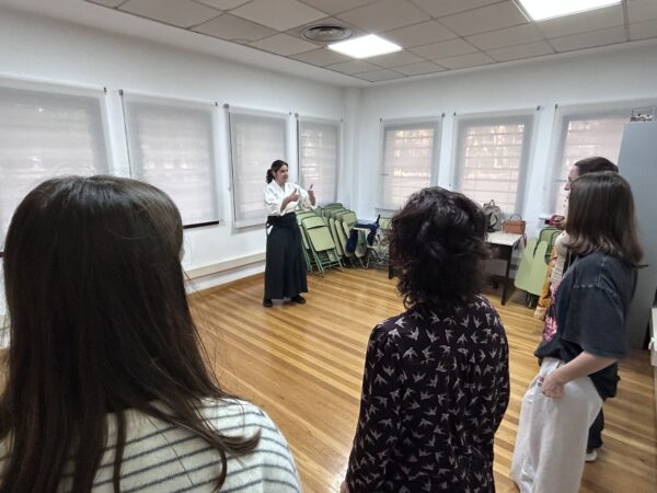 Taller de aikido, defensa personal para mujeres en Rioja Acoge